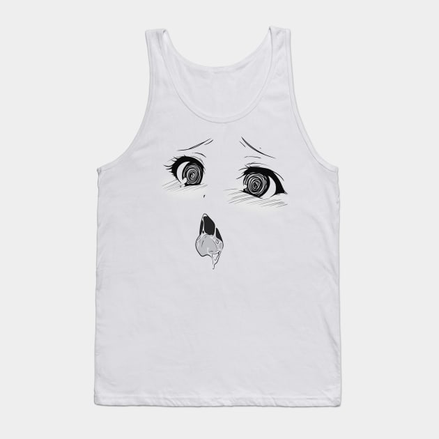 Ahegao (small and back) Tank Top by Bongonation